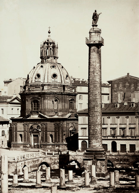 Bisson Freres - Colonne Trajanne (Trajan's Column), Rome Bisson Freres - Colonne Trajanne (Trajan's Column), Rome