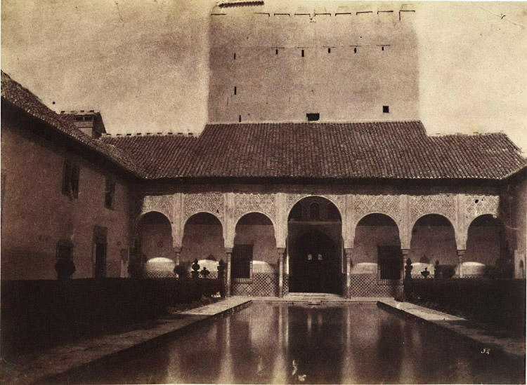 Alphonse De Launay - Patio de los Arrayanes, Alhambra, Granada, Spain