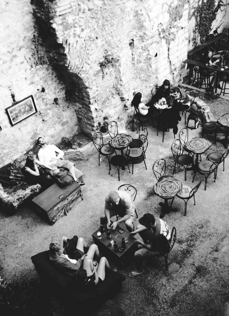 Cafe in Split, Croatia