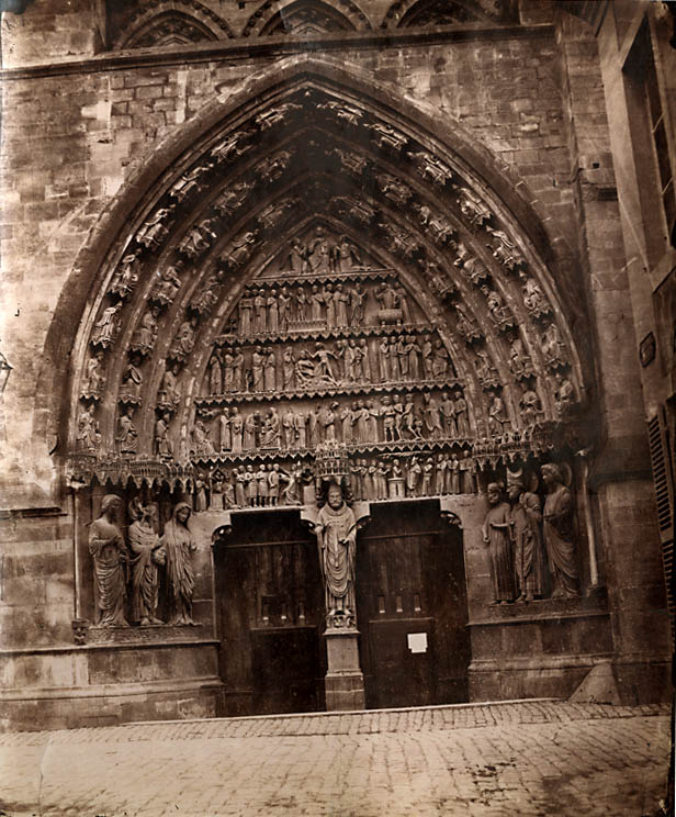 Bisson Frères (attributed to) - Reims Cathedral Bisson Frères (attributed to) - Reims Cathedral