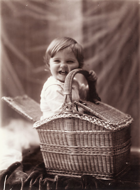 One of the Photographer's Sons and a Picnic Basket