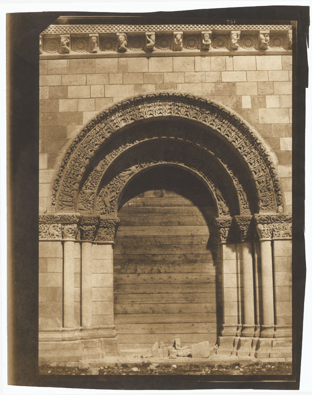 Gustave Le Gray and Mestral - Portail, façade Ouest, église Saint Pierre, Châteauneuf-sur-Charente (Charente) Gustave Le Gray and Mestral - Portail, façade Ouest, église Saint Pierre, Châteauneuf-sur-Charente (Charente)