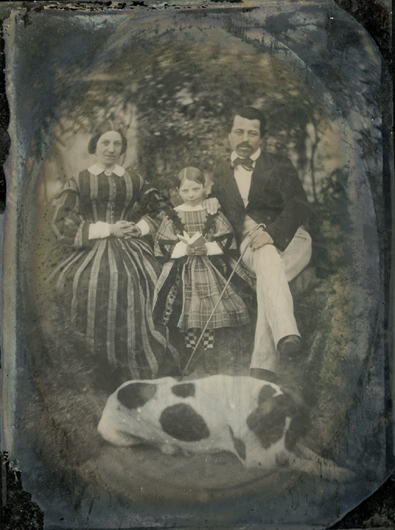 Anonymous - French Family and Dog