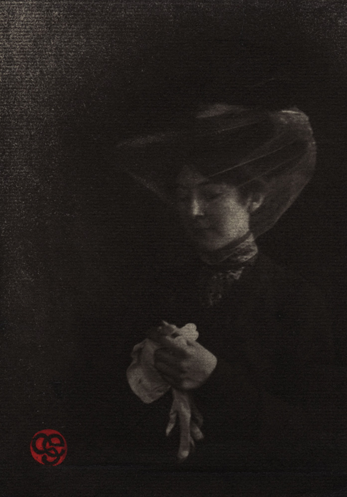 Edward J. Steichen - Woman Holding Gloves Edward J. Steichen - Woman Holding Gloves