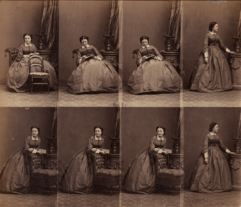 Andre Adolphe-Eugene Disderi - Mme du Bouzay Andre Adolphe-Eugene Disderi - Mme du Bouzay
