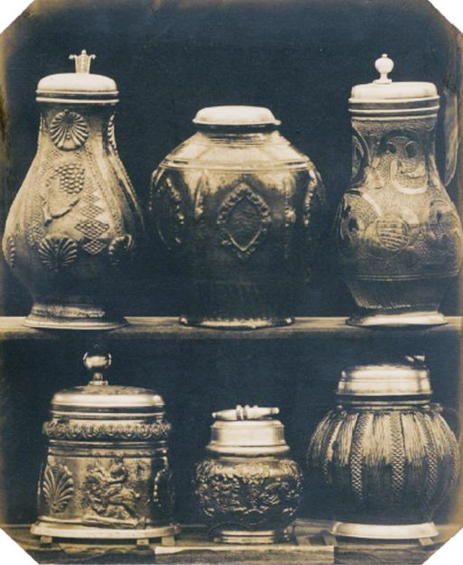 Ornate Pewter Containers
