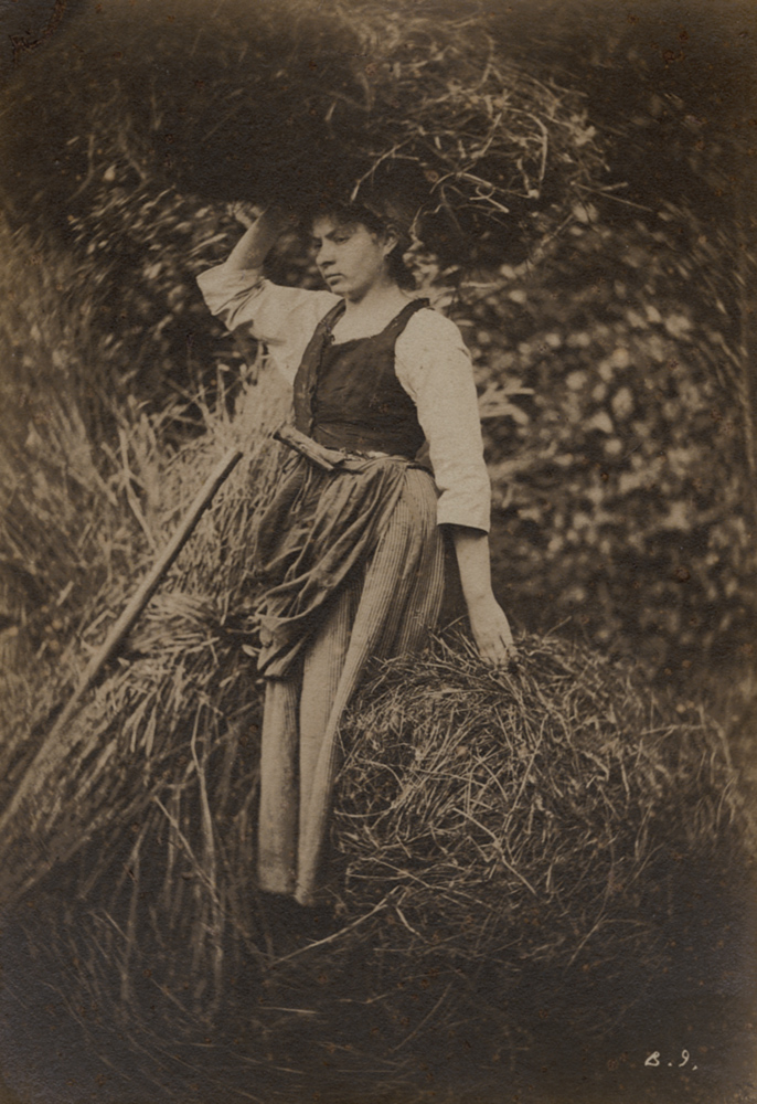 A. Giraudon's Artist - Gleaner with Sheaves of Wheat A. Giraudon's Artist - Gleaner with Sheaves of Wheat