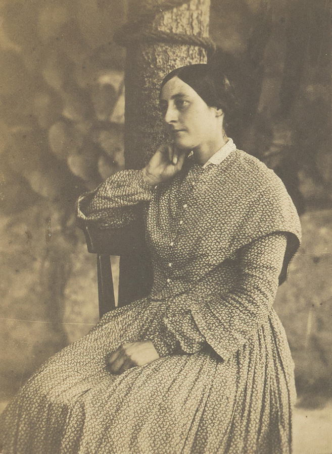 Hippolyte Bayard - Portrait d’une Femme en Extérieur Hippolyte Bayard - Portrait d’une Femme en Extérieur