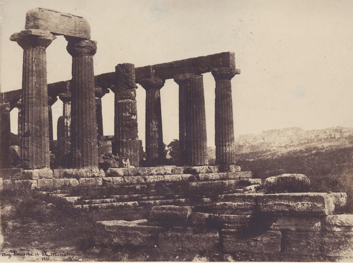 Auguste Laresche et Th. Monaton - Ruins in Sicily, Temple of Juno