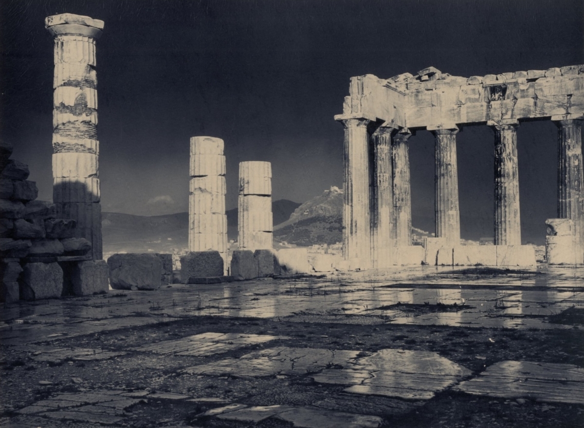 François-Frédéric Boissonnas - The Parthenon in the Rain François-Frédéric Boissonnas - The Parthenon in the Rain