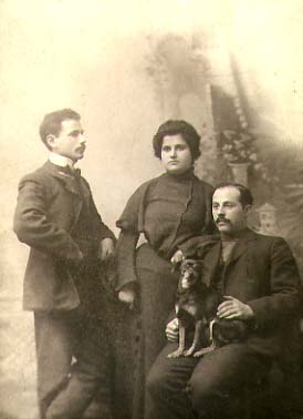 Anonymous - Two Men and a Woman with Dog