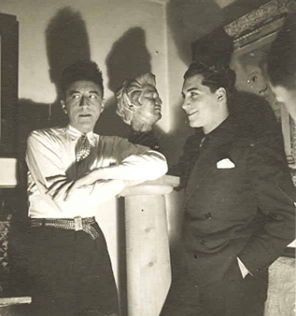 Anonymous - Jean Cocteau and Marcel Khill Anonymous - Jean Cocteau and Marcel Khill