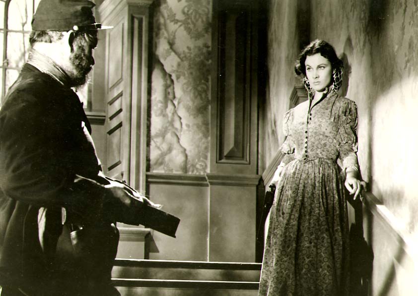 Vivien Leigh with Yankee Deserter in Gone with the Wind