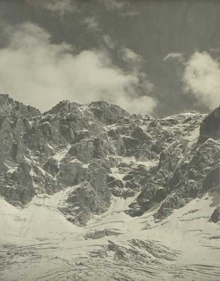 L'Aiguille du Midi in Haute Savoie in the French Alps