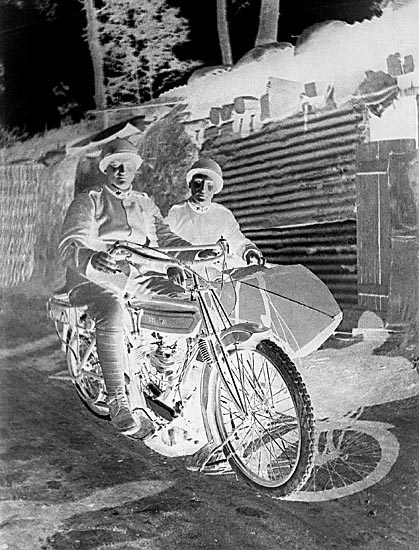 Anonymous - Italian Soldiers on Motor Bikes, WWI