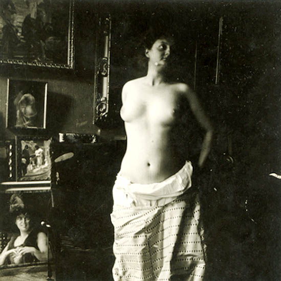 Pierre (Auguste) Delbet - Female Nude Study in the Studio (Standing) Pierre (Auguste) Delbet - Female Nude Study in the Studio (Standing)