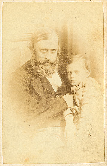 Lewis Carroll (Rev. Charles Dodson) - James Edwin Thorold Rodgers and Son Leonard Rodgers