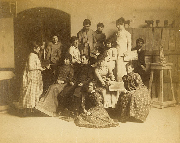 13 Students, Pennsylvania Academy Studio