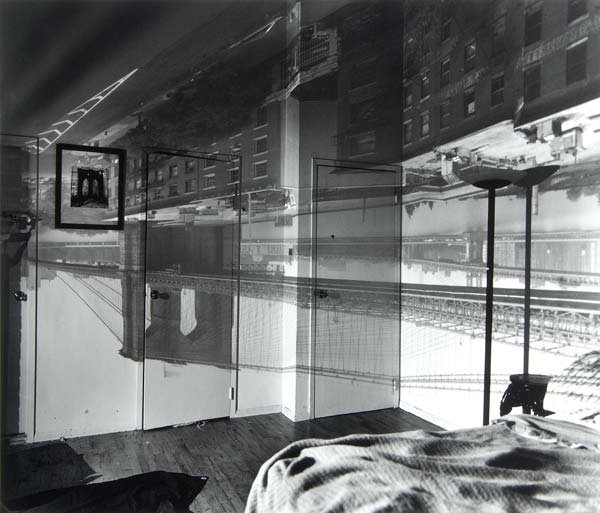 Abelardo Morell - Camera Obscura Image of the Brooklyn Bridge in Bedroom