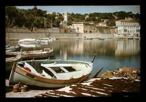 Anonymous - Harbor Scene in Winter with Boats