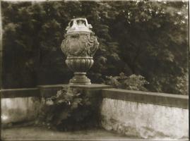 Josef Sudek - Baroque Vase on the Wall of the Troja Castle, Prague