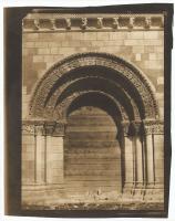 Gustave Le Gray and Mestral - Portail, fa�ade Ouest, �glise Saint Pierre,  Ch�teauneuf-sur-Charente (Charente)
