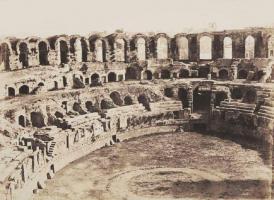 Charles Negre - Arles, vue int�rieure des ar�nes, c�t� sud