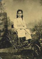 Anonymous - Girl on an Early Tricycle