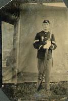 Anonymous - Standing Soldier with Bayoneted Rifle & Medals