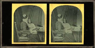 William Dilworth Crewdson - Woman Nursing an Invalid