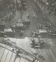 Geza Vandor - Paris Street from Above