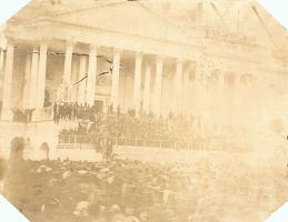 John Wood (attributed to) - Inauguration of President James Buchanan on the Capital Steps