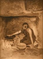 Edward Sheriff Curtis - The Piki Maker - Hopi