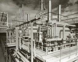 Robert Doisneau - Industrial Plant at Saint-Gobain, Le Havre, France