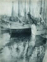 Geerts - Ships in Harbor, Belgium