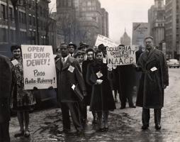 Llewellyn Ransom - N.A.A.C.P. Demonstrators, New York City, NY