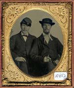Anonymous - Civil War Soldier and Friend with Cigar Anonymous - Civil War Soldier and Friend with Cigar