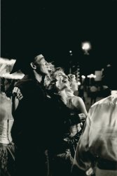 Henri Cartier-Bresson - Carnival with Cowboy, USA Henri Cartier-Bresson - Carnival with Cowboy, USA