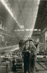 Henri Cartier-Bresson - (Two Factory Workers), Georgia, U.S.S.R.