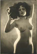 B. Leedham - Female Nude with Vase