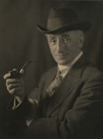 Sigismund Blumann - Self-Portrait with Pipe Sigismund Blumann - Self-Portrait with Pipe