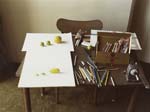 David Hockney - Untitled (Still Life with Painting and Fruit)