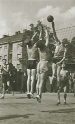 Bohumil Stastny - Untitled (Men Playing Volleyball)
