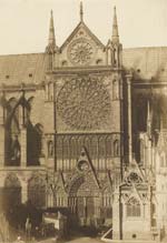 Henri Le Secq - Cath�drale Notre-Dame, portail m�ridional, Paris