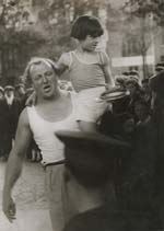 Brassai (Gyula Halasz) - Circus Worker with Child