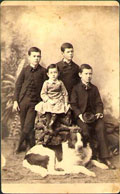 Anonymous - Brothers and Dog (Uncle Ed's Nephews) Anonymous - Brothers and Dog (Uncle Ed's Nephews)