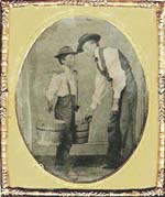 Anonymous - Boy Holding Two Buckets, Being Scolded by an Older Boy