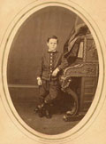 Osborne & Malthaner - Portrait of a Boy at His Piano-like Desk
