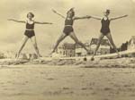 Monsieur X - Three Gymnasts at the Beach in France