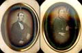 Pierre Eugene Fixon (attributed to) - Portraits of a Man and Wife